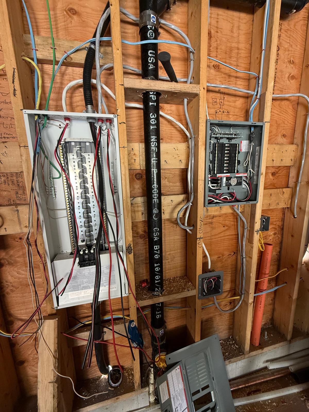 Level 2 EV charger installation by Chief Electrical Ltd. in Squamish, BC